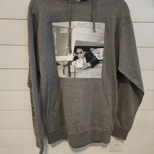 Beastie Boys Official Ill Communication  Gray Graphic Hoodie